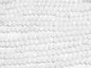 [Video]High Quality! Cubic Zirconia AAA Faceted Round 3mm [Milky White] 1strand beads (aprx.14inch/35cm)