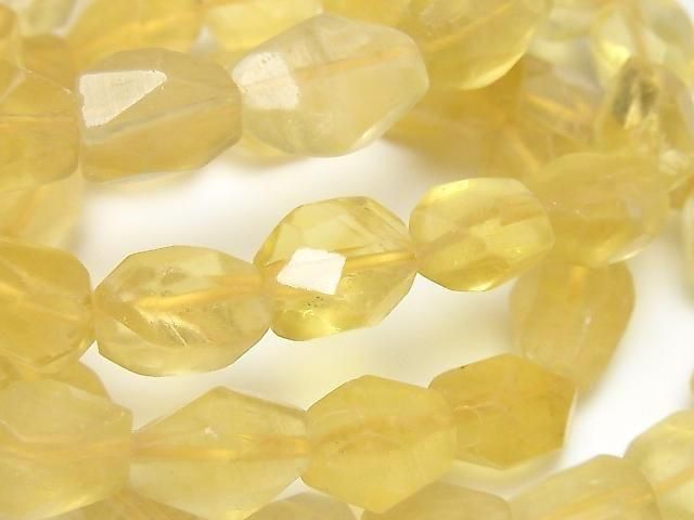 [Video] Golden Fluorite AA++ Faceted Nugget Bracelet