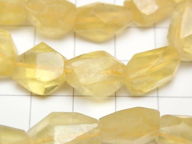 [Video] Golden Fluorite AA++ Faceted Nugget Bracelet