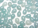 [Video] Amazonite AA++ Pear shape Cabochon 6x4mm 5pcs