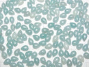 [Video] Amazonite AA++ Pear shape Cabochon 6x4mm 5pcs