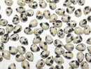 [Video] Dalmatian Jasper Pear shape Cabochon 8x6mm 5pcs