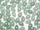 [Video] Green Aventurine Pear shape Cabochon 6x4mm 5pcs
