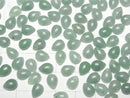 [Video] Green Aventurine Pear shape Cabochon 8x6mm 5pcs