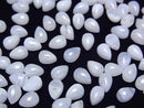 [Video] Blue Lace Agate AAA Pear shape Cabochon 6x4mm 4pcs