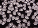 [Video]Rose Quartz AA++ Pear shape Cabochon 6x4mm 5pcs