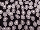 [Video]Rose Quartz AA++ Pear shape Cabochon 8x6mm 5pcs
