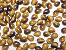 [Video] Yellow Tiger's Eye AA++ Pear shape Cabochon 8x6mm 5pcs