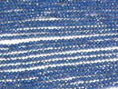 [Video]High Quality! Cubic Zirconia AAA Faceted Round 2mm [Denim Blue] 1strand beads (aprx.14inch/35cm)