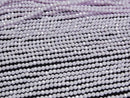 [Video]High Quality! Cubic Zirconia AAA Faceted Round 2mm [Milky Purple] 1strand beads (aprx.14inch/35cm)