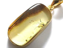 [Video][One of a kind] Insect Baltic Amber Pendant 18KGP NO.15