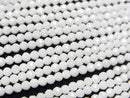 [Video]High Quality! Cubic Zirconia AAA Faceted Round 2mm [Milky White] 1strand beads (aprx.14inch/35cm)