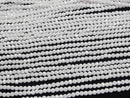 [Video]High Quality! Cubic Zirconia AAA Faceted Round 2mm [Milky White] 1strand beads (aprx.14inch/35cm)