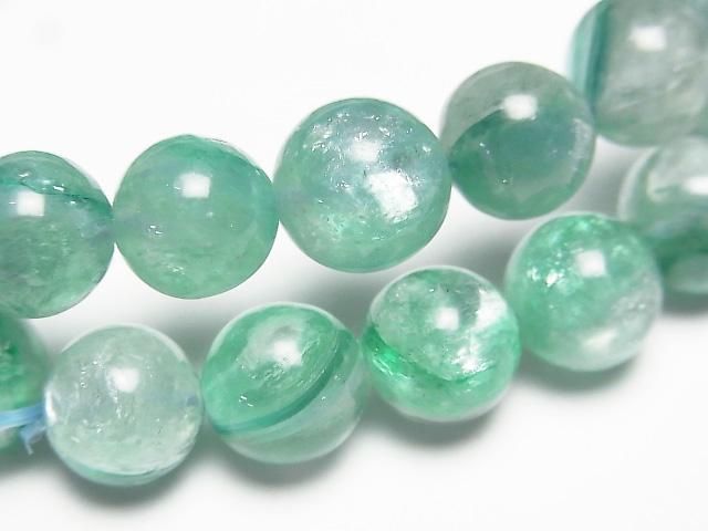 [Video] Green Lepidolite AAA- Round 9-10mm Bracelet