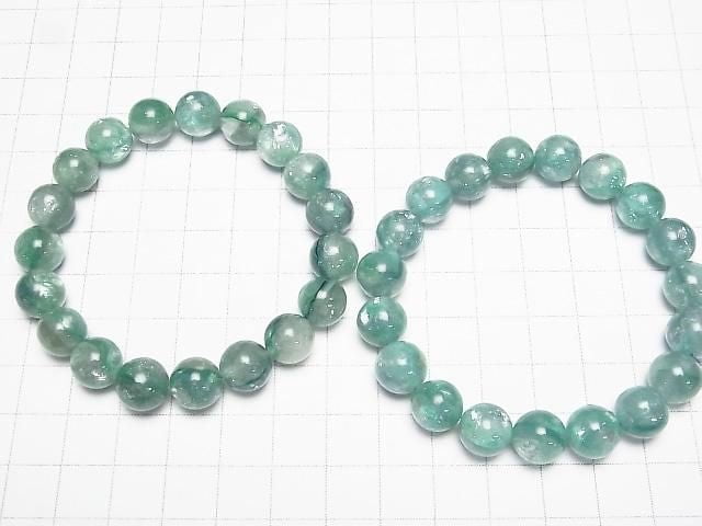 [Video] Green Lepidolite AAA- Round 10mm Bracelet