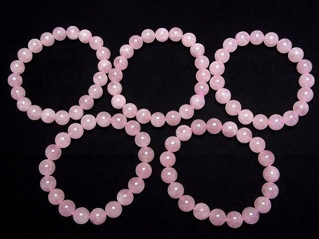 [Video] Madagascar Rose Quartz AA++ Round 10mm Bracelet