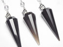 [Video]Smoky Quartz AAA Pendulum 40-45x16x16mm with chain 1pc