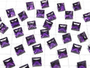[Video]High Quality Amethyst AAA Loose stone Princess cut 8x8mm 2pcs