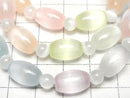 [Video]Selenite (Gypsum) Rice 12x8x8mm & Round 5mm [Multicolor] Bracelet