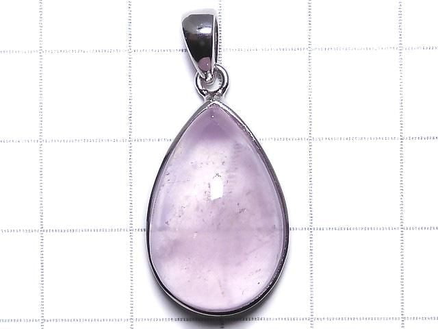 [Video][One of a kind] Morganite AAA Pendant Silver925 NO.148