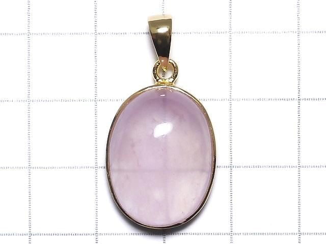 [Video][One of a kind] Morganite AAA Pendant 18KGP NO.151