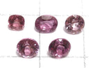 [Video][One of a kind] High Quality Malaya Garnet AAA Loose stone Faceted 5pcs Set NO.26