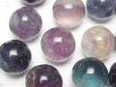 [Video] Multicolor Fluorite AA++ Sphere, Round 15mm 5pcs