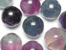 [Video] Multicolor Fluorite AA++ Sphere, Round 20mm 3pcs