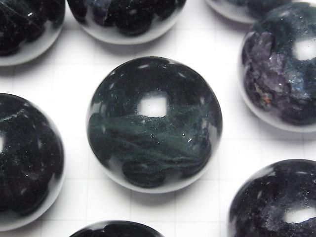 [Video] Green Fluorite AA++ Sphere, Round 30mm 1pc