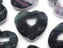 [Video] Green Fluorite AA++ Undrilled Heart 40x45mm 1pc