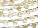 [Video]High Quality Citrine AAA- Faceted Star 6x6mm 1strand (8pcs)