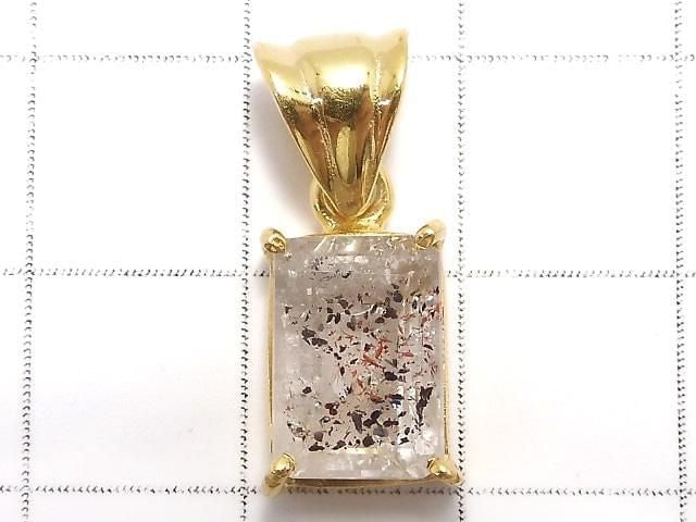 [Video][One of a kind] Elestial Quartz AAA- Pendant 18KGP NO.136