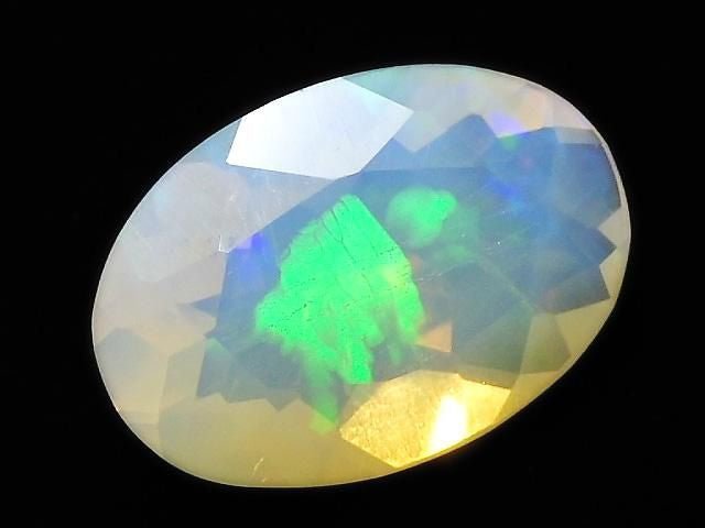 [Video][One of a kind] High Quality Ethiopian Opal AAA Loose stone Faceted 1pc NO.263
