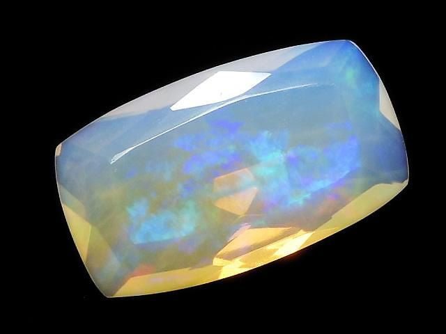 [Video][One of a kind] High Quality Ethiopian Opal AAA Loose stone Faceted 1pc NO.266
