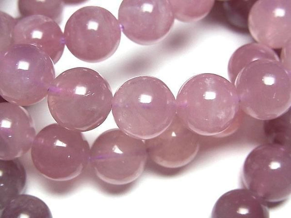 [Video] Deep Rose Quartz AAA- Round 10-10.5mm Bracelet