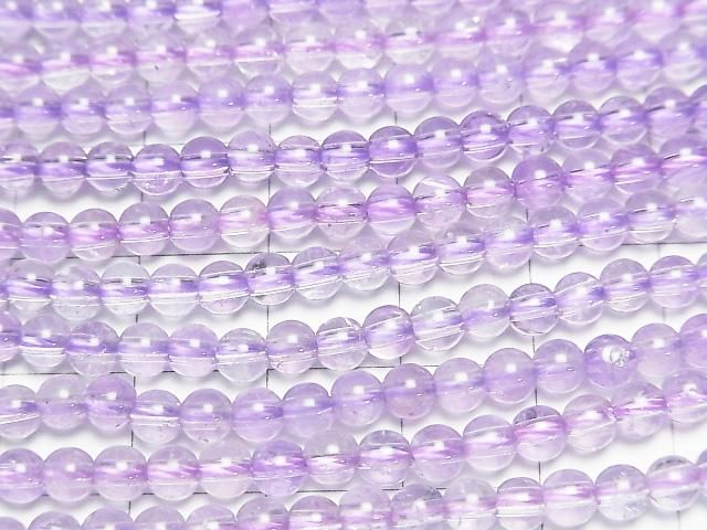 [Video] Pink Amethyst AA++ Round 4mm 1strand beads (aprx.15inch/37cm)