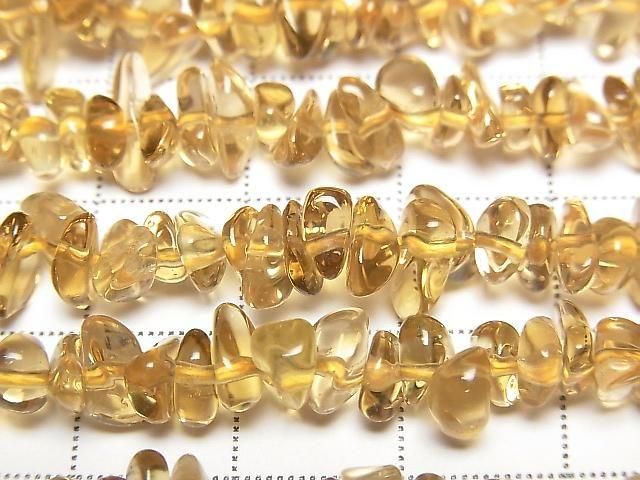 [Video] Citrine AA++ Chips (Small Nugget) 1-strand beads (approx. 15 inches/38 cm)