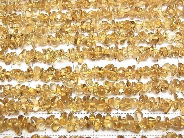 [Video] Citrine AA++ Chips (Small Nugget) 1-strand beads (approx. 15 inches/38 cm)