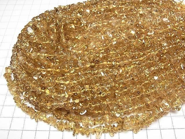 [Video] Citrine AA++ Chips (Small Nugget) 1-strand beads (approx. 15 inches/38 cm)
