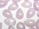 [Video] Nigerian Kunzite AA++ Pear shape Cabochon 12x8mm 1pc