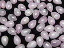 [Video] Nigerian Kunzite AA++ Pear shape Cabochon 12x8mm 1pc
