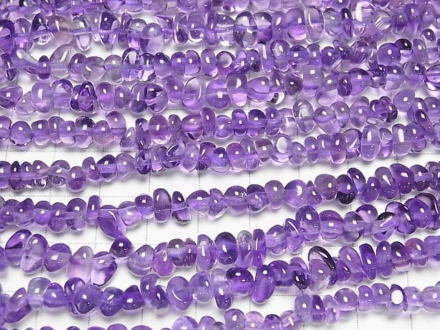 [Video]High Quality Amethyst AAA- Small Nugget (Chips) 1strand beads (aprx.15inch/38cm)