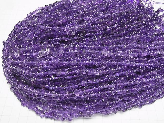 [Video]High Quality Amethyst AAA- Small Nugget (Chips) 1strand beads (aprx.15inch/38cm)
