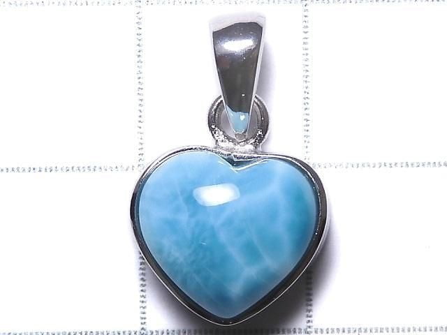 [Video][One of a kind] Larimar Pectolite AAA Pendant Silver925 NO.322
