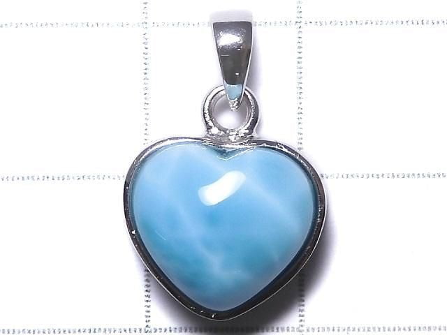 [Video][One of a kind] Larimar Pectolite AAA Pendant Silver925 NO.323