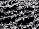 [Video] Crystal AAA- Chips (Small Nugget) Top Side Drilled Hole 1strand beads (aprx.15inch/38cm)