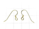 Silver925 Earwire 24x14mm [Sterling Silver Finish][Rhodium Plated][18KGP] 2pairs