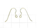 Silver925 Earwire 22x11mm [Sterling Silver Finish][Rhodium Plated][18KGP] 2pairs