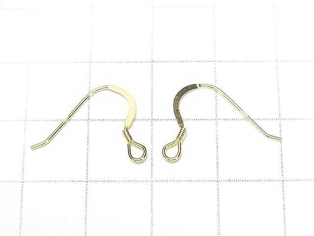 Silver925 Earwire 18x14mm [Sterling Silver Finish][Rhodium Plated][18KGP] 3pairs