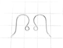 Silver925 Earwire 22x13mm [Sterling Silver Finish][Rhodium Plated][18KGP] 2pairs